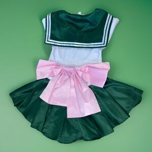Sailor Jupiter Costume US Size S. Dress & one Pink Bow ONLY Halloween, Cosplay